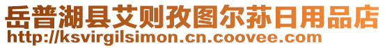 岳普湖縣艾則孜圖爾蓀日用品店