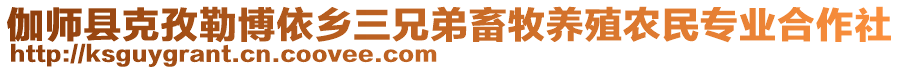 伽師縣克孜勒博依鄉(xiāng)三兄弟畜牧養(yǎng)殖農(nóng)民專業(yè)合作社