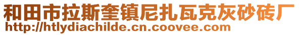 和田市拉斯奎镇尼扎瓦克灰砂砖厂