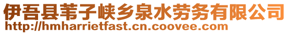 伊吾縣葦子峽鄉(xiāng)泉水勞務(wù)有限公司