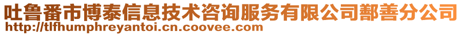 吐魯番市博泰信息技術(shù)咨詢服務(wù)有限公司鄯善分公司