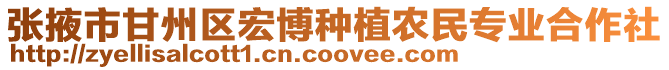 張掖市甘州區(qū)宏博種植農(nóng)民專業(yè)合作社