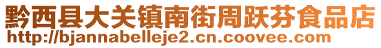 黔西縣大關(guān)鎮(zhèn)南街周躍芬食品店