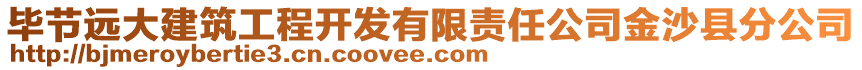 畢節(jié)遠(yuǎn)大建筑工程開發(fā)有限責(zé)任公司金沙縣分公司