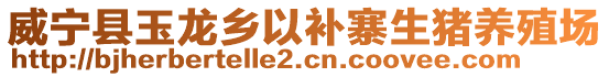 威寧縣玉龍鄉(xiāng)以補(bǔ)寨生豬養(yǎng)殖場