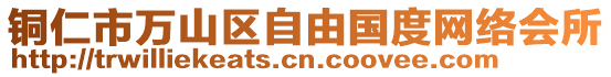 銅仁市萬(wàn)山區(qū)自由國(guó)度網(wǎng)絡(luò)會(huì)所