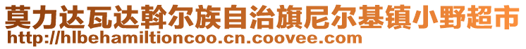 莫力達(dá)瓦達(dá)斡爾族自治旗尼爾基鎮(zhèn)小野超市