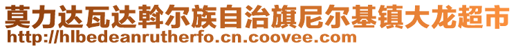 莫力達(dá)瓦達(dá)斡爾族自治旗尼爾基鎮(zhèn)大龍超市