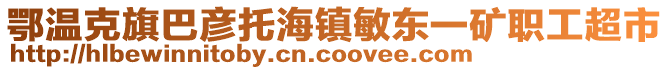 鄂溫克旗巴彥托海鎮(zhèn)敏東一礦職工超市