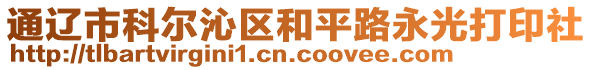 通遼市科爾沁區(qū)和平路永光打印社