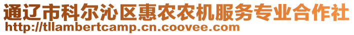 通遼市科爾沁區(qū)惠農(nóng)農(nóng)機(jī)服務(wù)專業(yè)合作社