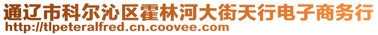 通遼市科爾沁區(qū)霍林河大街天行電子商務行