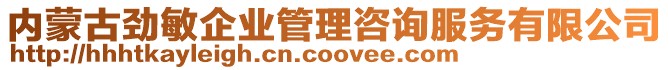 內(nèi)蒙古勁敏企業(yè)管理咨詢服務(wù)有限公司