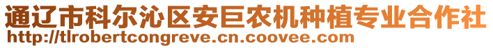 通遼市科爾沁區(qū)安巨農(nóng)機(jī)種植專業(yè)合作社