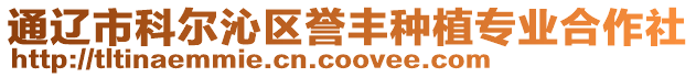 通遼市科爾沁區譽豐種植專業合作社