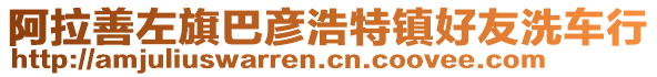 阿拉善左旗巴彥浩特鎮(zhèn)好友洗車行