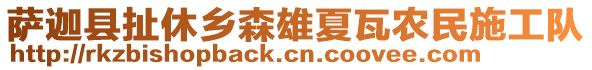 薩迦縣扯休鄉(xiāng)森雄夏瓦農(nóng)民施工隊