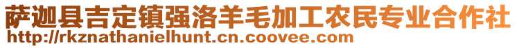 萨迦县吉定镇强洛羊毛加工农民专业合作社