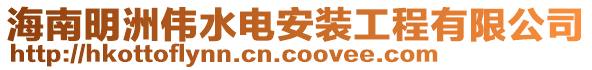 海南明洲偉水電安裝工程有限公司