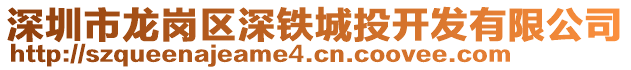 深圳市龍崗區(qū)深鐵城投開(kāi)發(fā)有限公司