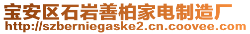 宝安区石岩善柏家电制造厂