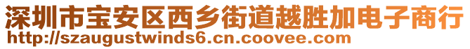 深圳市寶安區(qū)西鄉(xiāng)街道越勝加電子商行