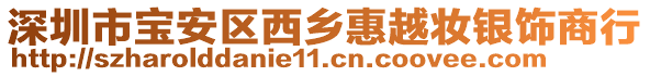 深圳市寶安區(qū)西鄉(xiāng)惠越妝銀飾商行