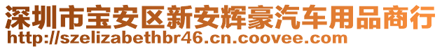 深圳市寶安區(qū)新安輝豪汽車用品商行