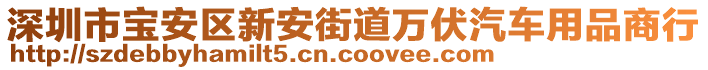 深圳市寶安區(qū)新安街道萬伏汽車用品商行