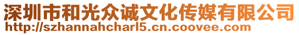 深圳市和光眾誠(chéng)文化傳媒有限公司