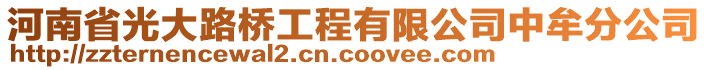 河南省光大路橋工程有限公司中牟分公司