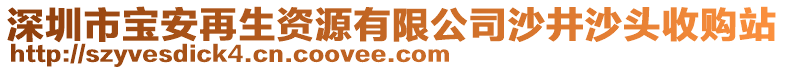 深圳市寶安再生資源有限公司沙井沙頭收購站