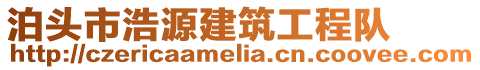 泊頭市浩源建筑工程隊(duì)