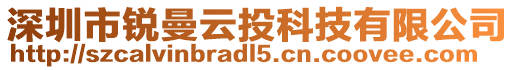 深圳市銳曼云投科技有限公司