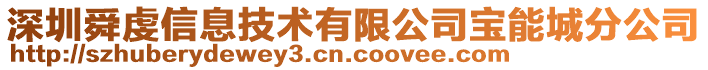 深圳舜虔信息技術(shù)有限公司寶能城分公司