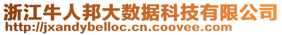 浙江牛人邦大数据科技有限公司