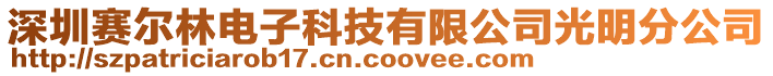 深圳賽爾林電子科技有限公司光明分公司