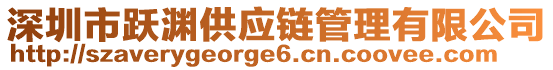 深圳市躍淵供應(yīng)鏈管理有限公司