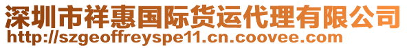 深圳市祥惠國際貨運(yùn)代理有限公司