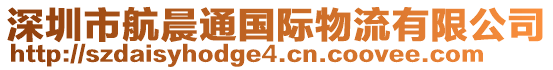 深圳市航晨通國際物流有限公司