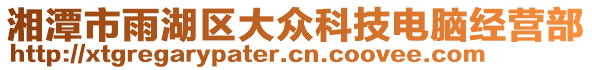 湘潭市雨湖區(qū)大眾科技電腦經(jīng)營(yíng)部