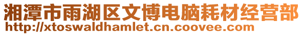 湘潭市雨湖區(qū)文博電腦耗材經(jīng)營部