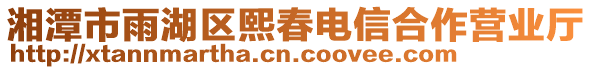 湘潭市雨湖區(qū)熙春電信合作營業(yè)廳