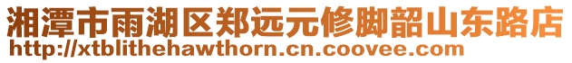 湘潭市雨湖區(qū)鄭遠(yuǎn)元修腳韶山東路店