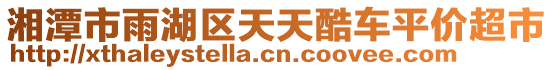 湘潭市雨湖區(qū)天天酷車平價超市