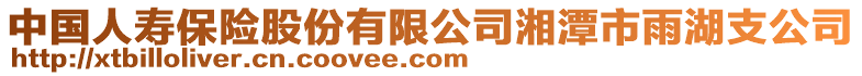 中國人壽保險股份有限公司湘潭市雨湖支公司