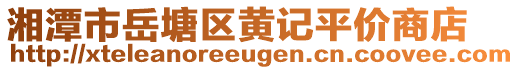 湘潭市岳塘區(qū)黃記平價商店