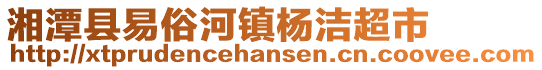 湘潭縣易俗河鎮(zhèn)楊潔超市