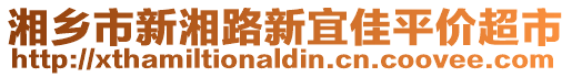 湘鄉(xiāng)市新湘路新宜佳平價(jià)超市