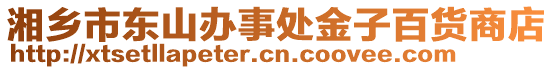 湘鄉市東山辦事處金子百貨商店